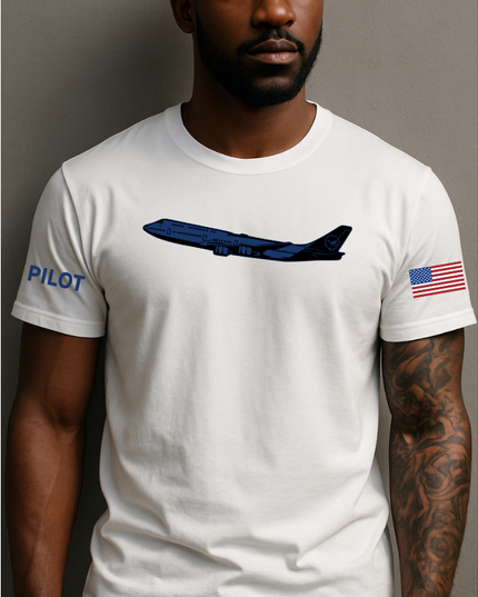 AEROHAUS Pilot T-Shirt – Navy Jet