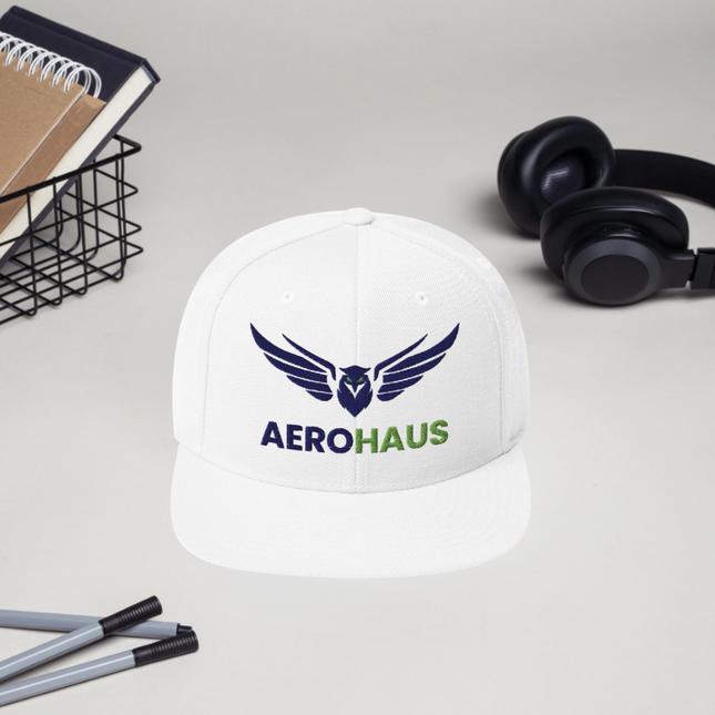 Aerohaus Snapback - Navy/Green Logo