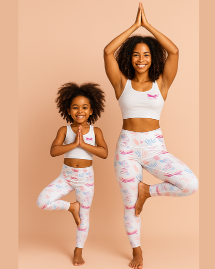 Her Wings. Her Rules. Yoga Leggings – Broke But Dreaming Ladies Edition
