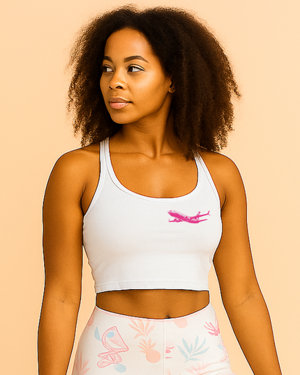 Her Wings, Her Rules, Sports Bra – Broke But Dreaming Ladies Edition