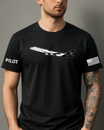 AEROHAUS Pilot T-Shirt – White Jet