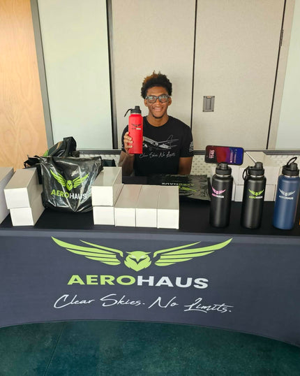 Ty's first vendor booth setup