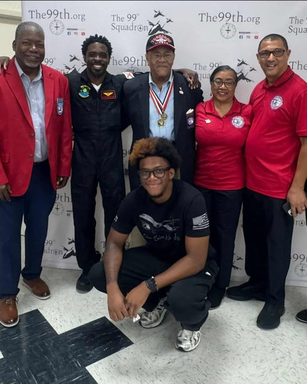 Ty is a proud member of the Tuskegee Airmen