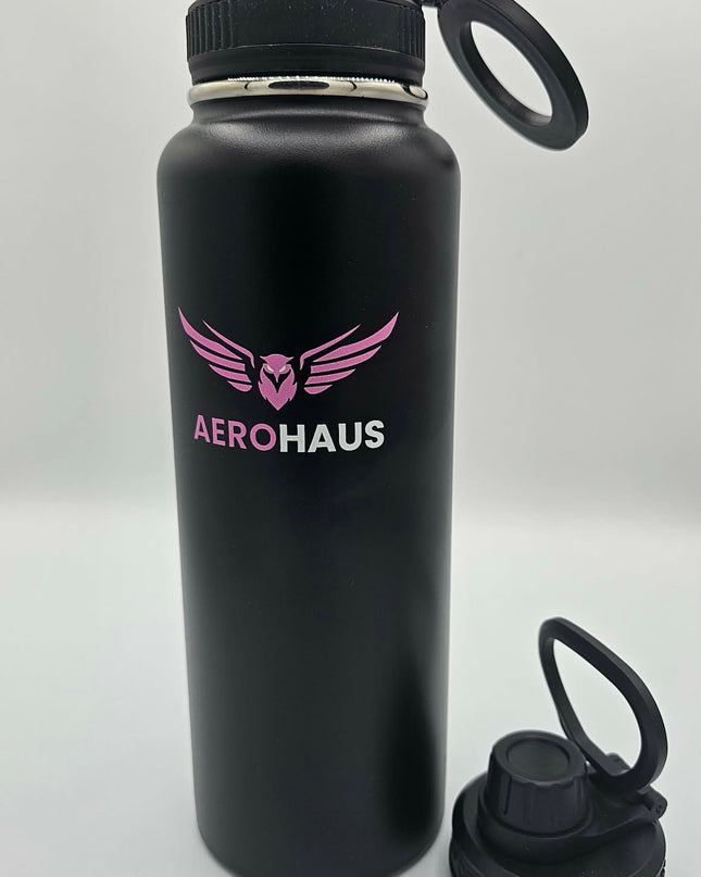 Aerohaus Wide Mouth Stainless Steel Water Bottle - Pink
