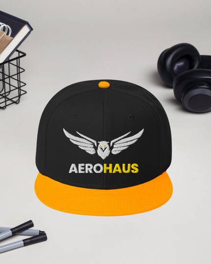 Aerohaus Snapback - Black/Yellow