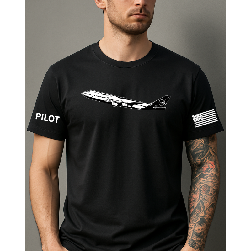 AEROHAUS Pilot T-Shirt – White Jet