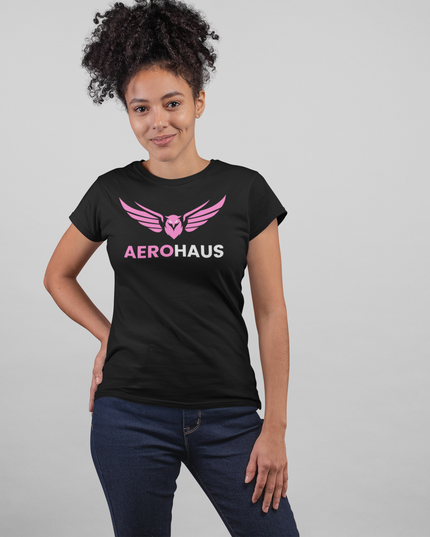 Aerohaus Unisex Classic Tee – Pink Eagle