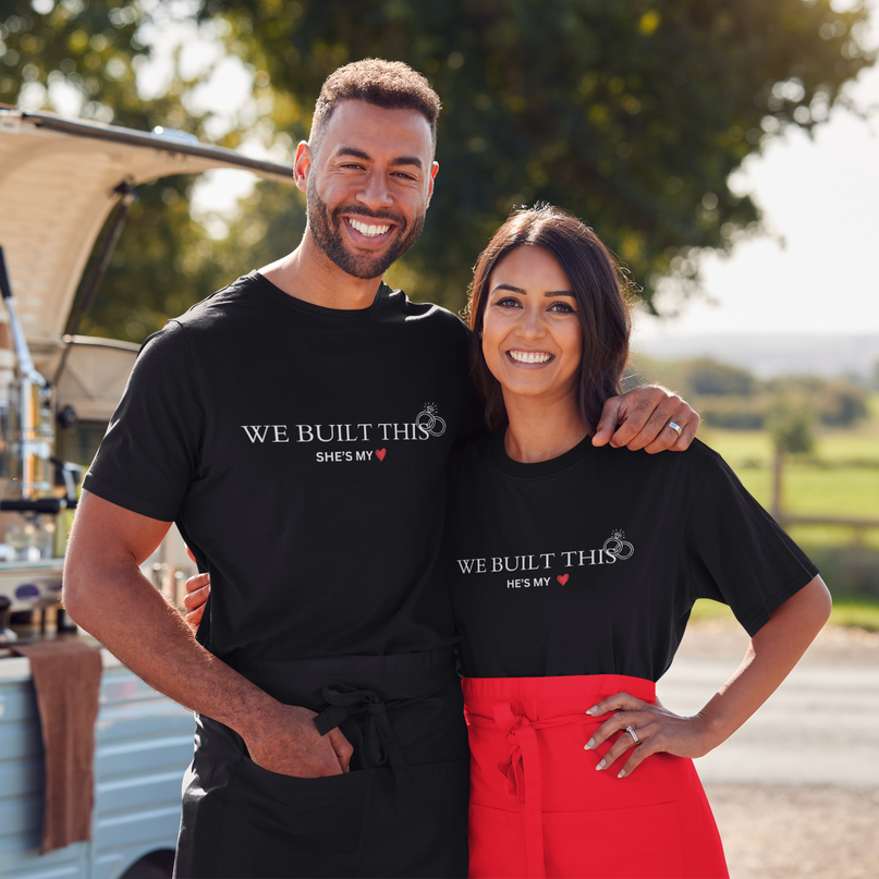 We Built This Men’s T-Shirt | Matching Couple Tee