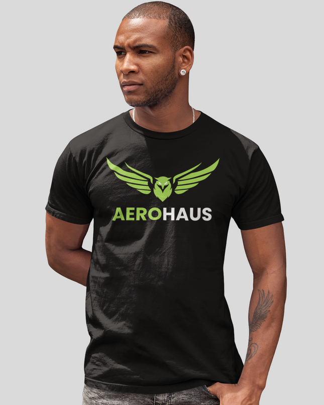 Aerohaus Unisex Classic Tee – Green Eagle