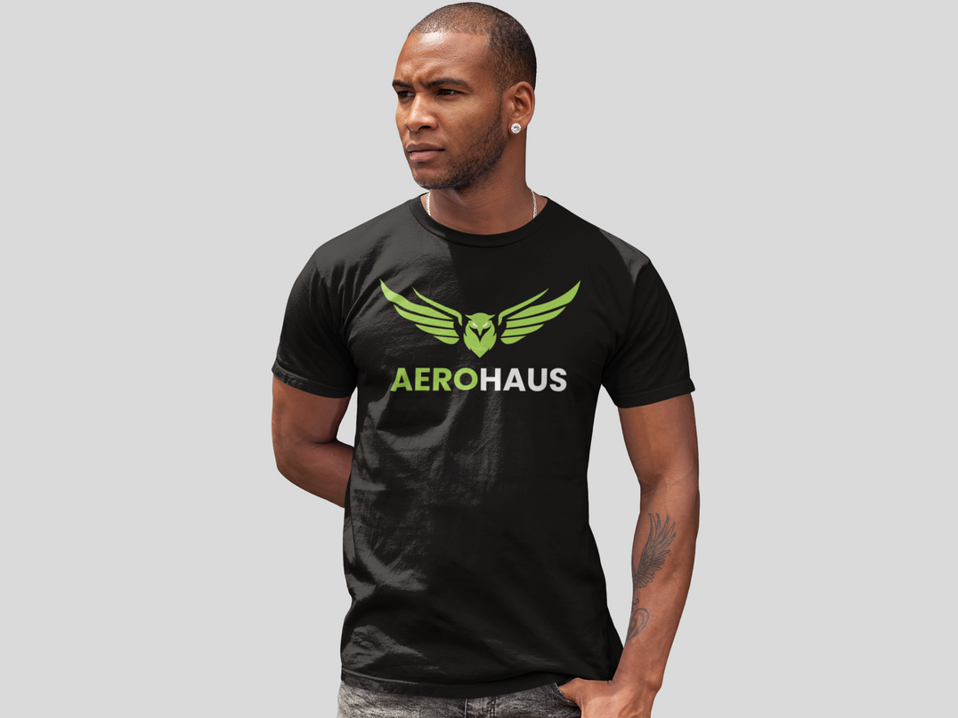 Aerohaus Unisex Classic Tee – Green Eagle